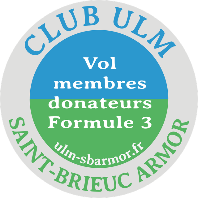 Vol réservés aux membres donateurs (formule 1 &amp; 3) - 1 heure