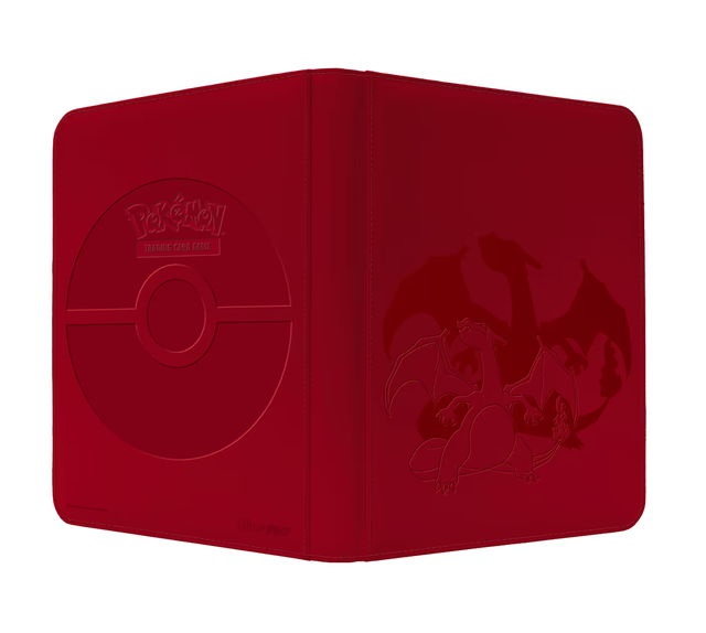 CARPETA PRO CON CREMALLERA DE 12 BOLSILLOS CHARIZARD PARA POKÉMON