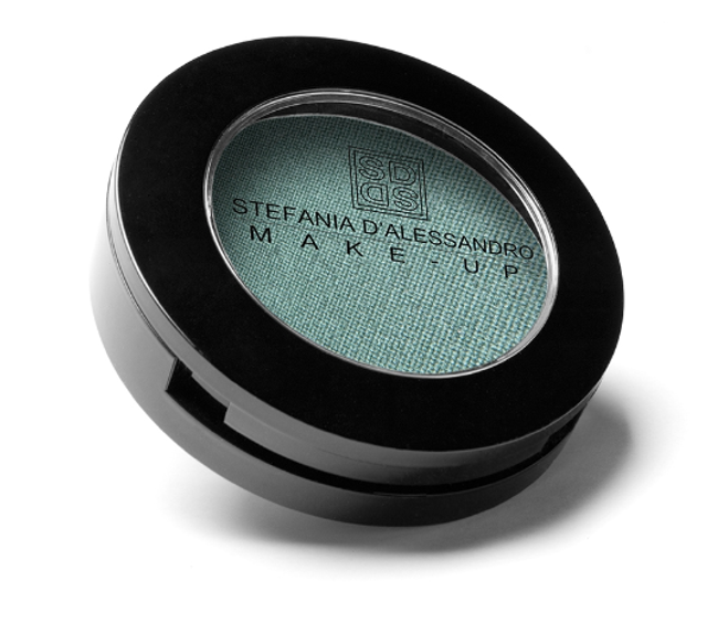 ombretto compatto verde perlato – ideale per i toni intermedi del trucco in abbinamento con tonalià del verde e del blu