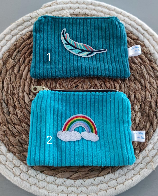 Porte monnaie velours 