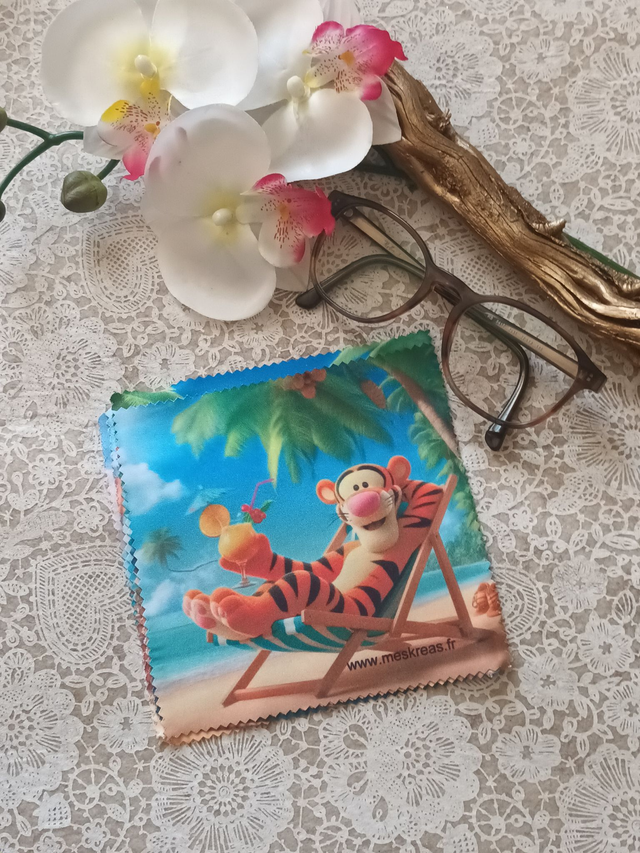 Chiffon Microfibre Tigrou Plage