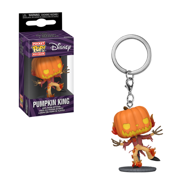 Nightmare Before Christmas: Pumpkin King Pop! Keychain