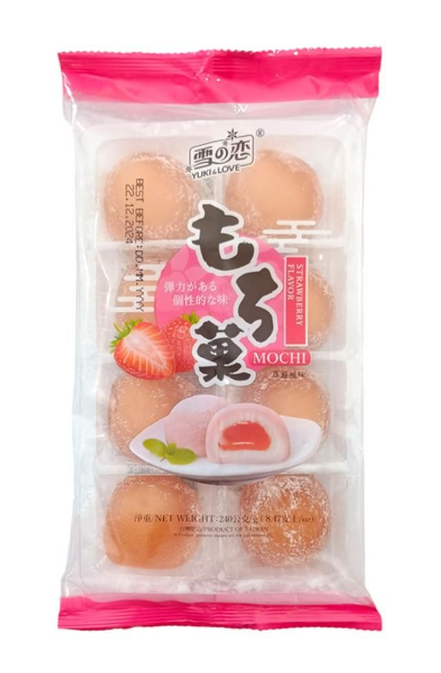 Yuki Love Mochi Strawberry Flavor And 240 G
