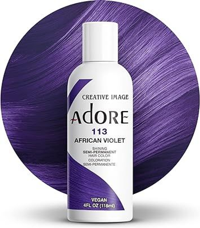 Adore Shining Semi-Permanent Hair Colour 118 ml  (113 African Violet)