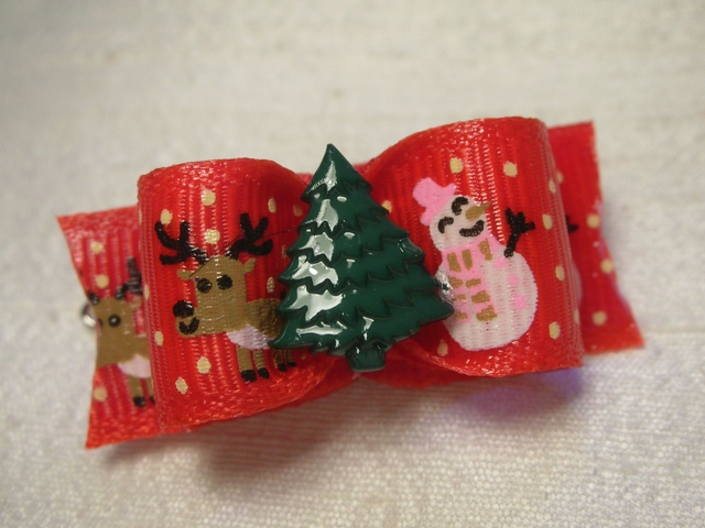 Noeud pour chien fantaisie-hiver-noel-sapin-elf