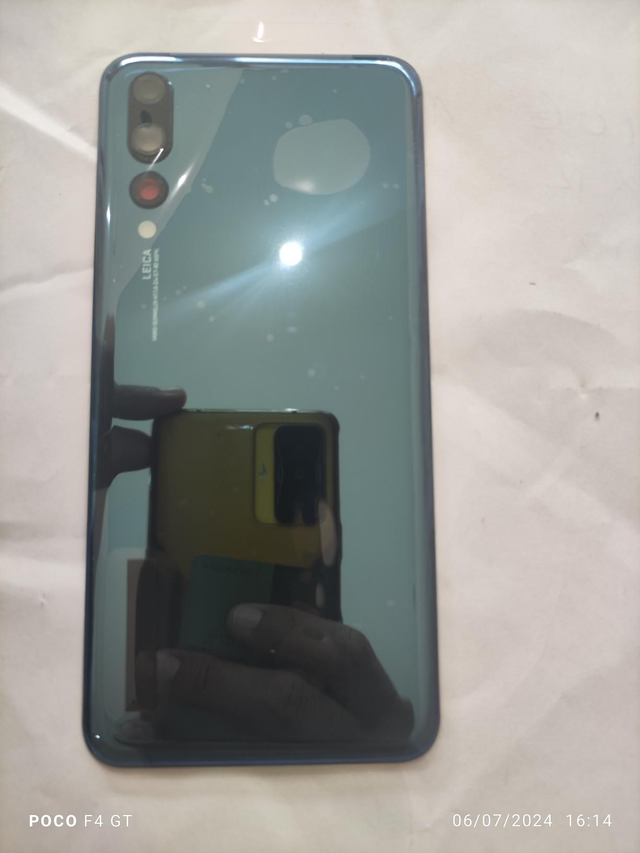 Cache arrière Huawei p20 pro originale bleu