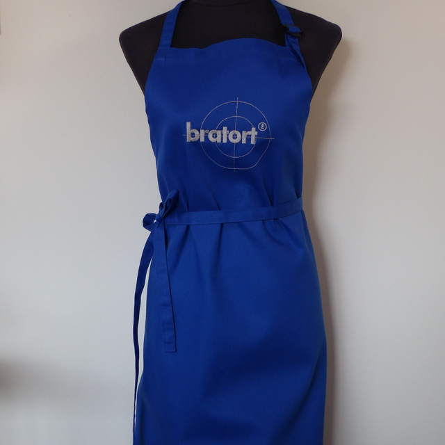 Schürze blau „Bratort“