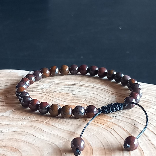 Bracelet ajustable en Oeil de fer