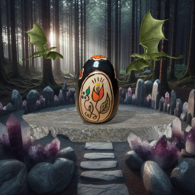Peuple des dragons : œuf de dragon "Akatsuki"