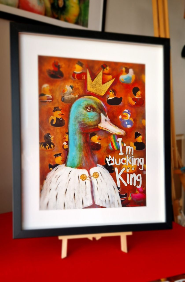 I'm #ucking King / poster A3 