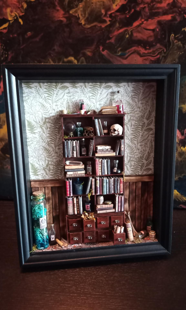 Grand cadre bibliothèque 