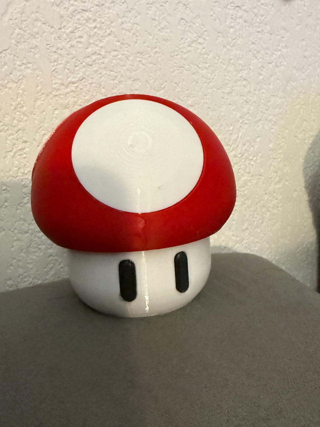 Tirelire Champignon rétro gaming