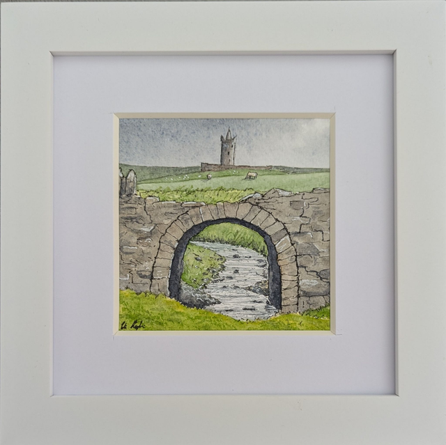 Doonagore Castle, Doolin, Co. Clare 4x4 Inch
