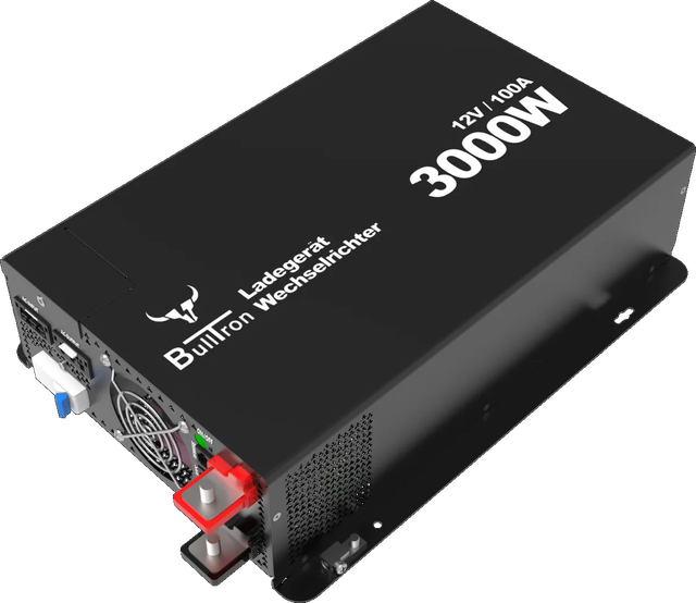 BullTron WR Combi (3000W Wechselrichter + 100A Ladegerät) mit Fernbedienung - 0% MwSt.