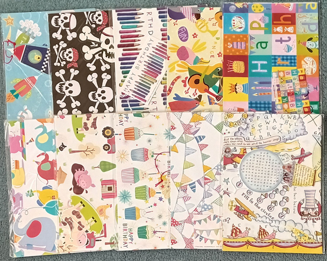 Everyday Wrapping Paper &amp; Tag - Bundle's of 10