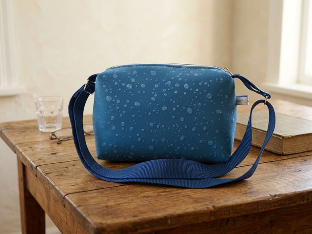 Sac l'Essentiel 'Pluie' - Bleu