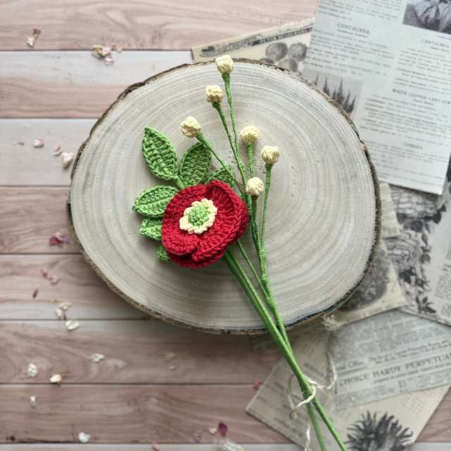 Bouquet de coquelicot et bourgeons