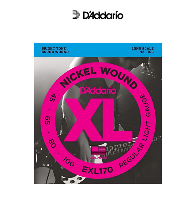 D`addario - EXL170M Bas 45⎜170