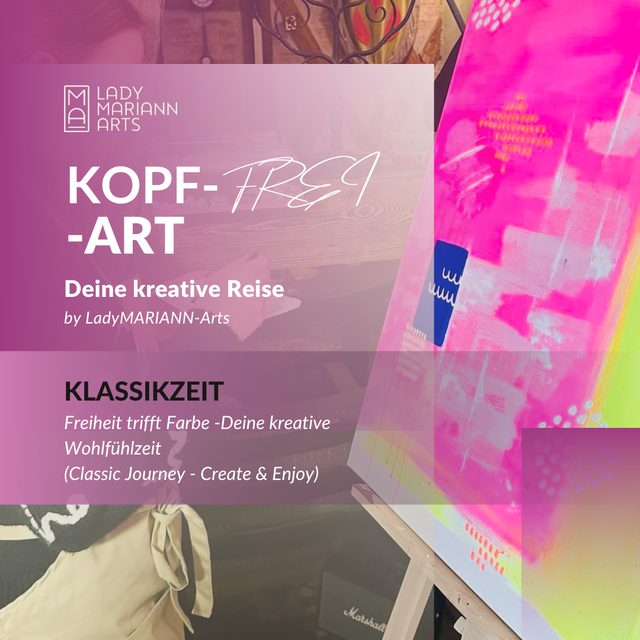 10. Dezember 2026  I KOPF-Frei-ART KLASSIKZEIT I Kreativ-Auszeit & Acrylmalerei im Atelier LadyMARIANN-ARTS