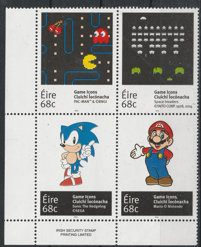 Ireland  2014  Game Icons  set  MNH