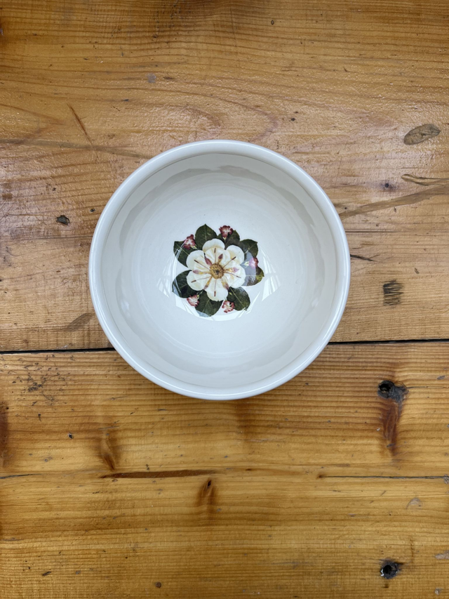 Schüssel China 10cm - Seerose weiß