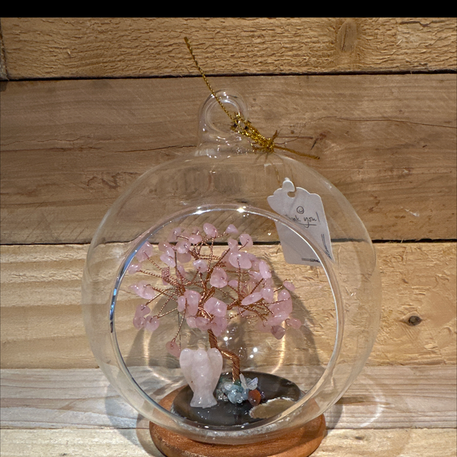 Crystal Rose Tree Bauble 