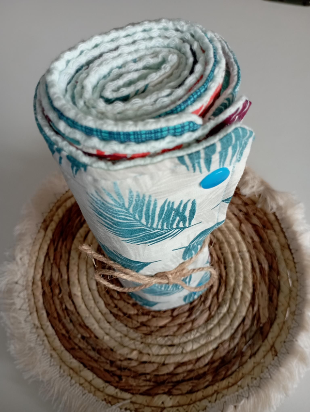 Essuie tout lavable 5 feuilles.