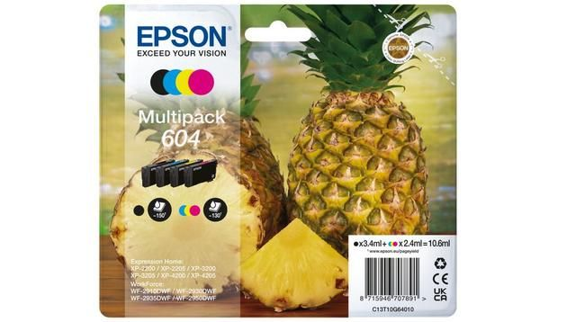 Epson 604 10.6ml Ink Cartridge - Multipack