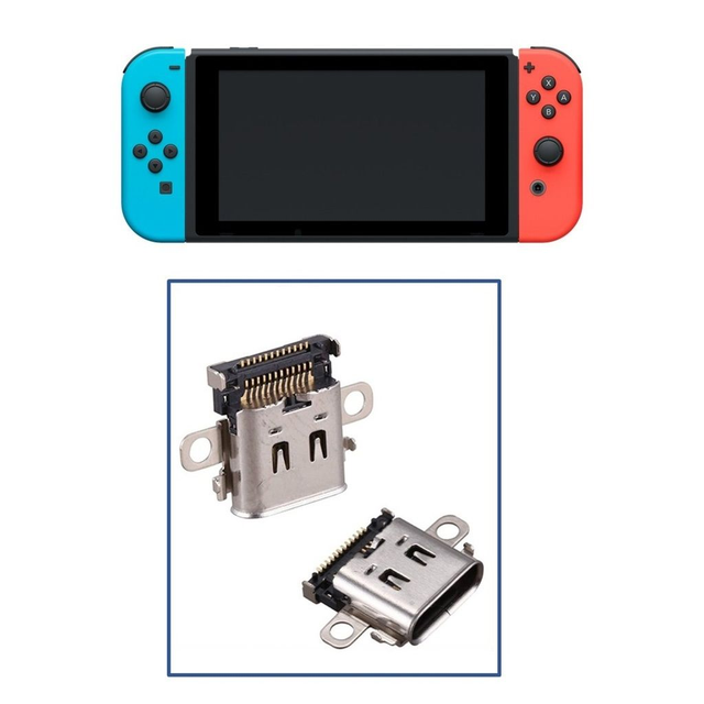 NSW / Entrada de Carga Nintendo Switch Neon V1 y V2