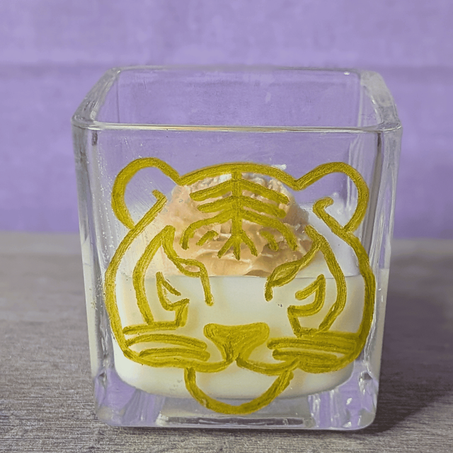 Tigre Gravé – Bougie Bois de Santal