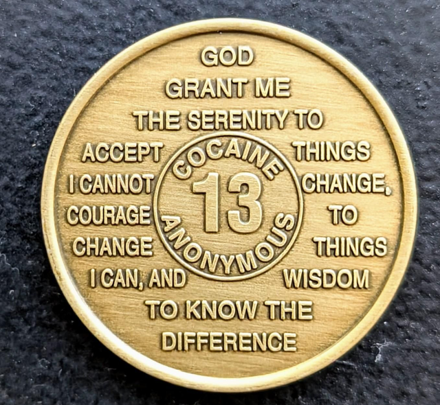 13 jaar metal coin 