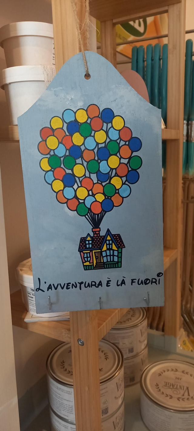 Targa portachiavi 'UP'