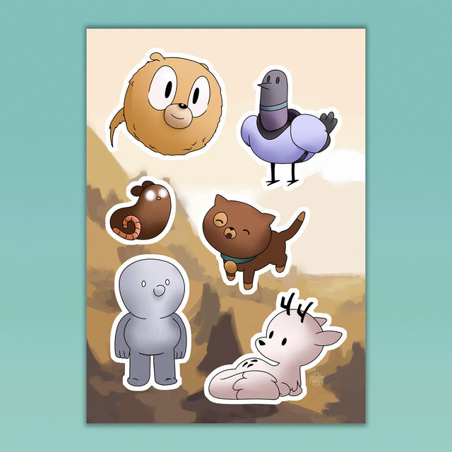 Hilda Vinyl Sticker Sheet