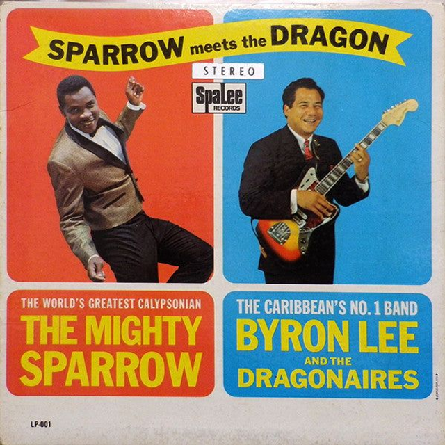 Mighty Sparrow With Byron Lee And The Dragonaires - Sparrow Meets The Dragon  (LP)