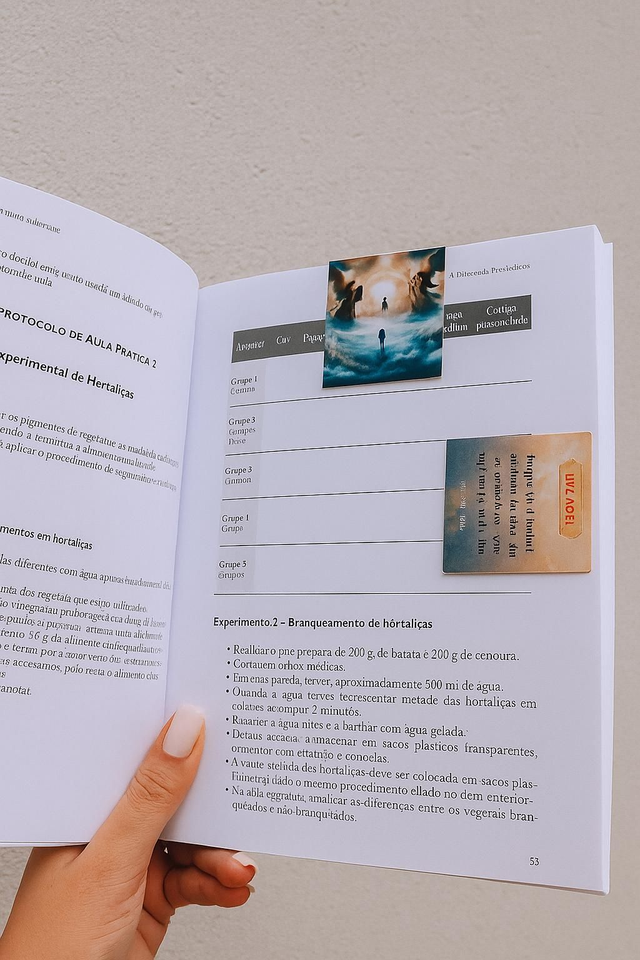 Marcador de Bíblia Magnético Personalizável com Salmos - Marcador de Página Compacto e Inspirador