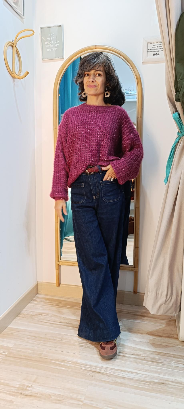 Jersey lentejuelas salpicadas