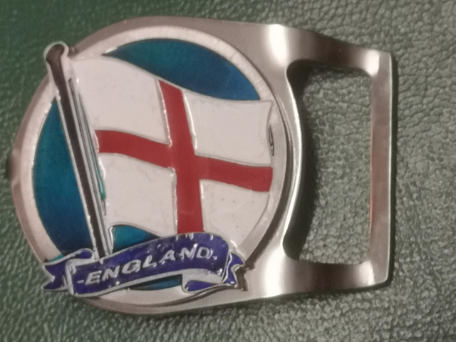 St. George's Cross handmade belt buckle