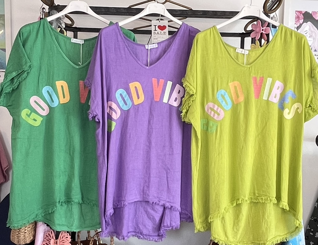 GOOD VIBES COTTON TOP