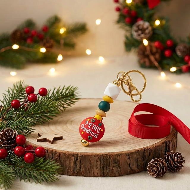 Porte-clé Noël - Boule