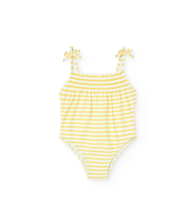 Boboli - costume intero riga giallo