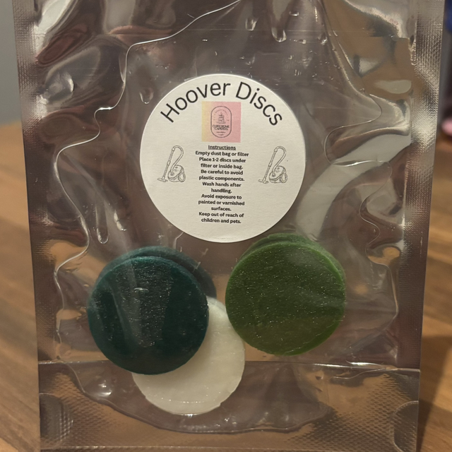 Gold orchid hoover discs. 