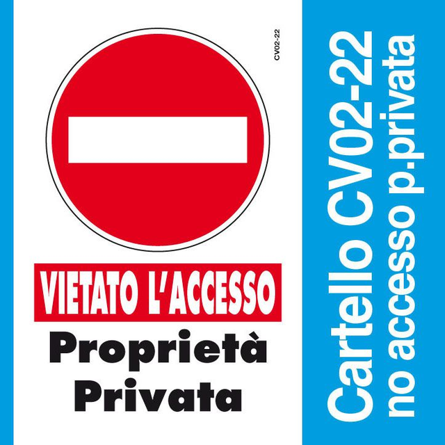 Accesso Vietato PP CV02-22