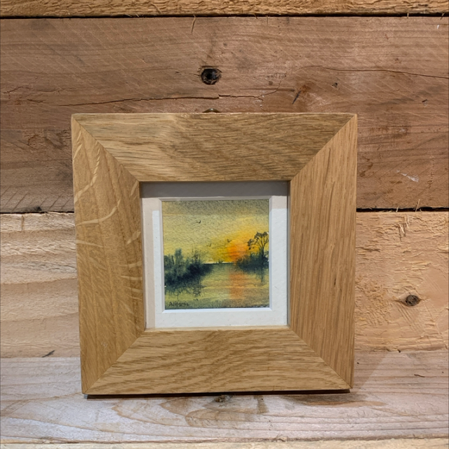 Sunset Watercolour Painting 