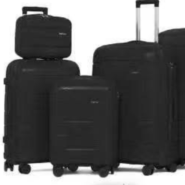 Ensemble 4 Valises Voyage PP NOIR 