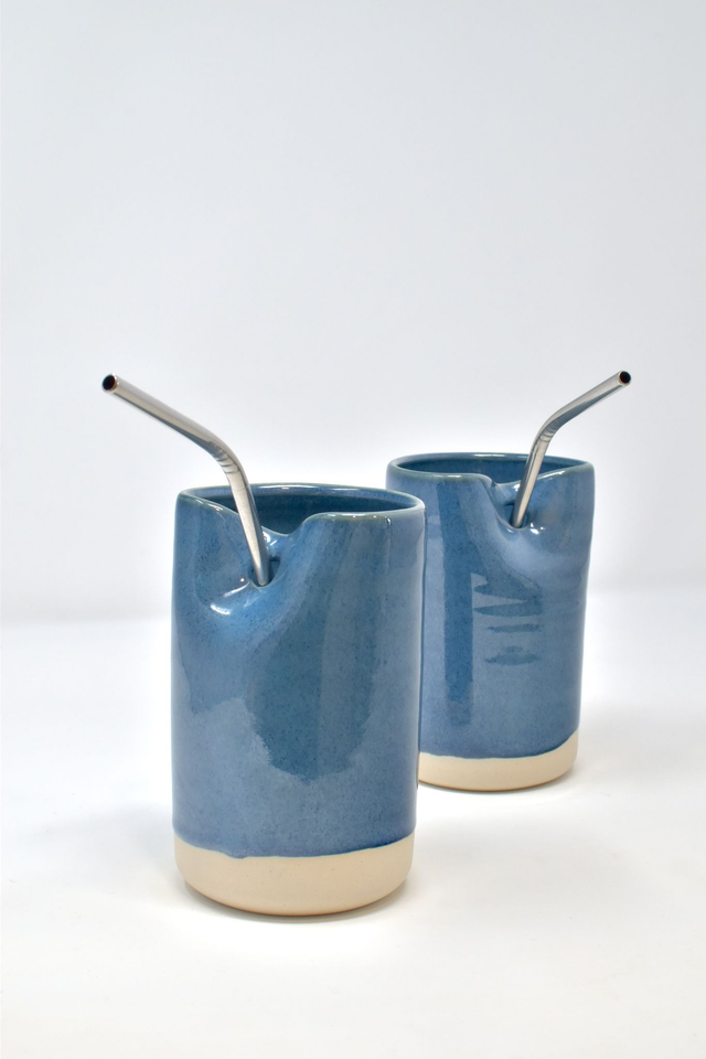 Straw tumbler - Deep Blue