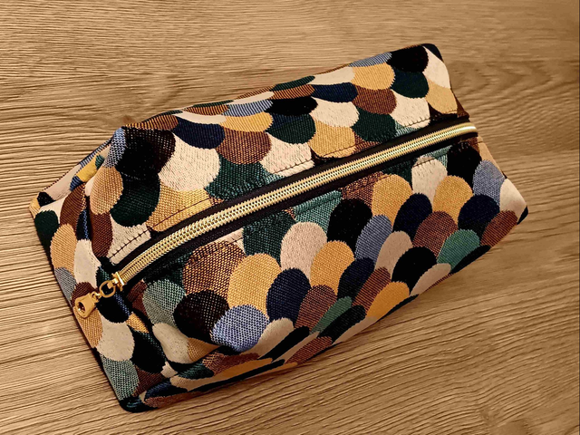 Trousse de toilette artisanale – Tissus français - Fait main en Vendée