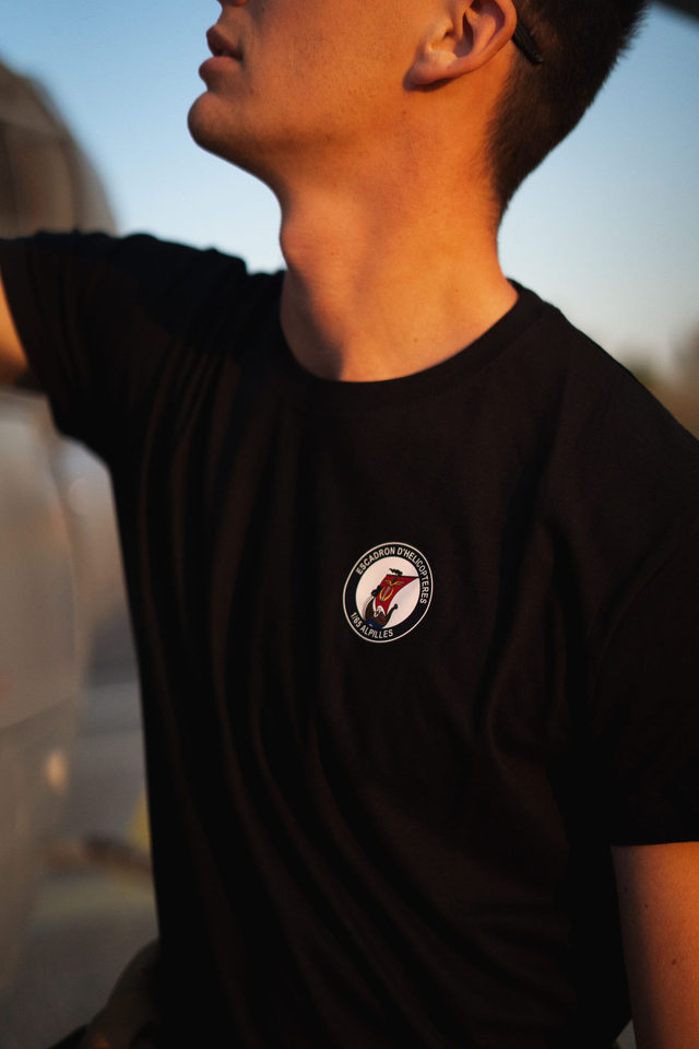 T-shirt "Alpilles" noir