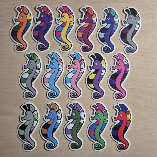 SALE - Stickers: Seahorse