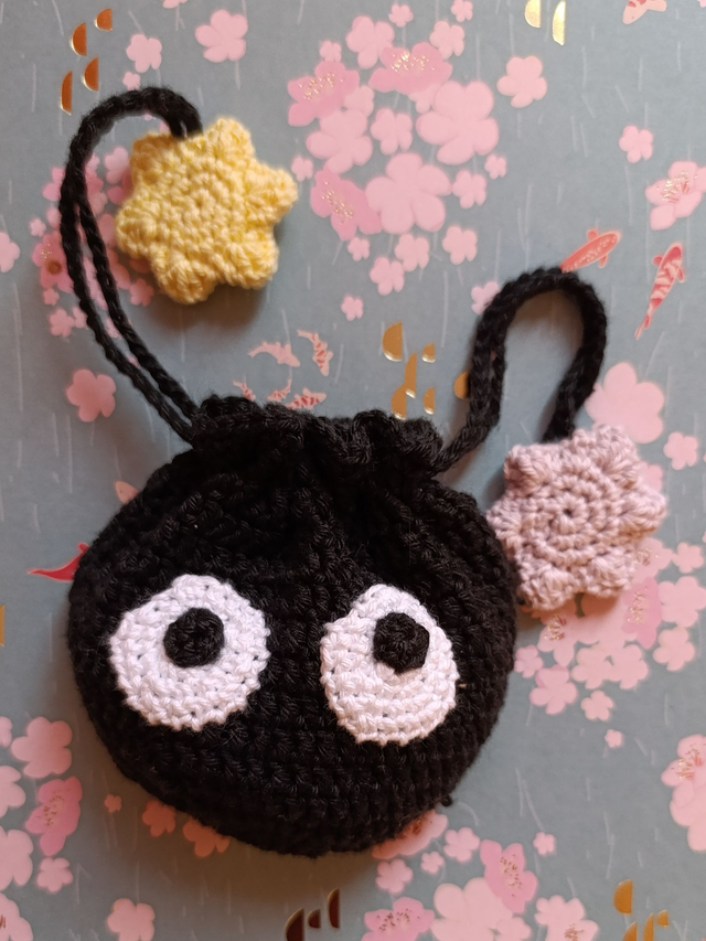 Süße gehäkelte Kohletierchen Tasche 