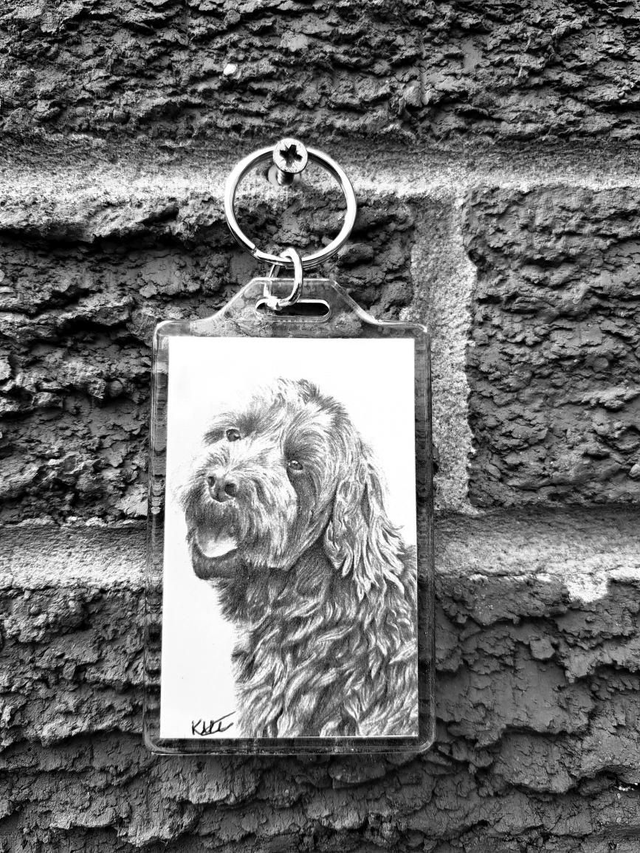 Cockapoo Keyring